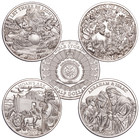 2025 Niue Half Dollar Bible Stories Folder With Coins- 12 Coins