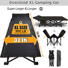 Naizea Xxl Camping Cots For Adults With Mattress 32  Extra Wide Cots Forsleeping