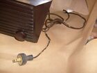 Brown Bakelite 1949 Rca Victor Model 9-x-641 Vacuum Tube Am Radio - Art Deco