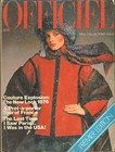 Fall 1976 L officiel Usa Vintage French Womans Fashion Magazine  1st Issue 