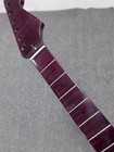 Aaaa Stainless 22fret Purple Gloss Flame Maple Electric Guitar Neck Part