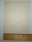Vtg Christmas Card Titled Carollers Etching By W w  Nichols 1930 s