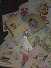 Vintage Mixed Lot 1940s Greeting Cards  Get Well Ephemera 56 Total