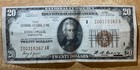1929  20 Twenty Dollar Minneapolis Federal Reserve Bank National Currency  6008 