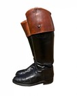 Revolutionary War Riding Boots     Black Leather Men   s 18th Century Military Boots