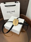 Women s Celine Black Leather Belt  w  13mm 0 51in  L  95 38 