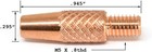 Contact Tips 186-406  035  30-pk 186406 For Miller Spoolmate 100  3035  185