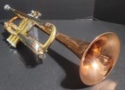 Getzen Super Deluxe Trumpet -copra -copper-bell   3 Mutes  Wis Mouthpiece   Case