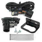 Rear Bumper Trailer Hitch Tow Connector Wiring Harness Kit For Ford F-150 15-20
