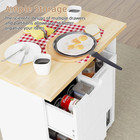 Kitchen Island Cart With Storage rolling Kitchen Island Storage Cabinet side Tab