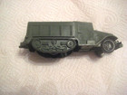 Vintage Marx Dark Forest Green Army Half-track