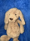 Jellycat Bashful Toffee Puppy Plush Dog Medium Brown Stuffed Toy 12   