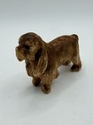 Vintage Folk Art Hand Carved 3    Wooden Cocker Spaniel