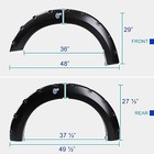 4pc Smooth Paintable Pocket Rivet Fender Flares 04-08 Ford F150 Styleside