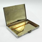 Spanish Cigarette Case 916 Sterling Silver 1965 Inscribed