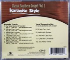 Classic Southern Gospel Volume 2 Christian Karaoke Style New Cdg Daywind 6 Songs