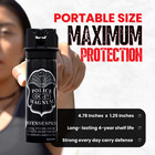 Police Magnum Pepper Spray 3 Ounce Flip Top Fogger Personal Defense Protection