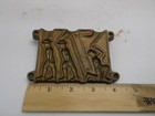 Mold For Lead Toy Soldiers  Made Of Brass