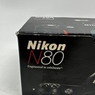 Vintage Nikon N80 35mm Slr Film Camera Body Boxed Japan Autofocus F Mount