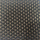 Vintage Thick Jacquard Speaker Grill Cloth Stereo Fabric Black   Brown 0 75x0 5m