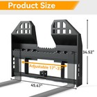 Pallet Fork Attachment Frame With 2  Receiver For Skid Steer Tractor 4000lbs