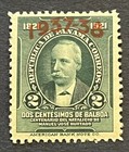 Travelstamps  1937 Panama Stamps Scott  301 - 1937-38 Overprint Mint Mnh Og