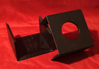 Rare Unique Miniature Black Wooden Tissue Box Cover Specialty Size 5 x4 75 x3 h