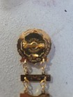 Vintage Baptist Sunday School 22 Year Perfect Attendance Medal Chain Ladder