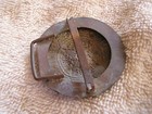 Vintage Ornate Art Deco Circular Belt Buckle 