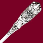 Milburn Rose By Westmoreland Sterling Silver Individual Iced Teaspoons 7 5 8 