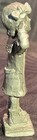 Rare Vintage Hand Signed Michael Ricker Girl Misbehaving Pewter Figurine