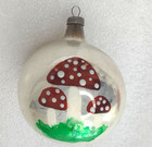 Unique Rare Antique Vintage Glass Christmas Ornament X-mas Decoration Fly Agaric