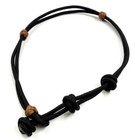 Calf Ropers Neck Rope Double Rope Black Adjustable Size By Eddy s Tack