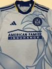 Atlanta United Fc Adidas Resurgens Kit Jersey Light Blue Mens M Mls 2024 Phoenix