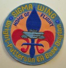 Babylon 5  sigma Wing Squadron Patch  New Old Stock  nos  1998 Fan Club Wb