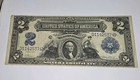 1899  2 Dollar Silver Certificate Note Fr 251 Mini Porthole Vernon Treat