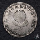 Colombia  2 Reales 1819 Jf  Libertad Americana  Scarce Silver Coin 