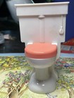 Kidkraft Barbie Sized Toilet Flushing Sounds Dollhouse Bathroom Furniture Pink