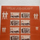 1963 Asda Natl  Stamp Show Space Cinderella Poster Stamp Sheet Nov 22-24  1963