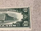 1969-c  10 Federal Reserve Note    offset Printing Error   