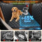 Hard Bottom Dog Backseat Extender Hammock Pet Car Seat Cover Suv Travel Bed