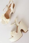 Lulus Graciana Open Toe Sandals Heels Womens Shoes Sz 7 New