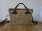 Filson Rugged Twill Original Briefcase   Tan   Made In Usa   Msrp  499