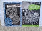 Lot Of 34 Vintage Crochet Needlecraft Books Clark s Ont Coats Star Lily   More