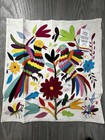 Nwt Otomi Tenango 16    X 17    Embroidered Pillow Cover Mexican Folk Art - Birds