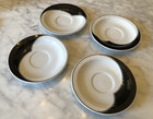 Vintage 1960s Mittereich West Germany Bavaria Saucers Set Of Four Midcentury Mcm