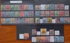British Cw Stamps Qv-gv-gvi-qe2 M u On Cards Various Fiji Dominica Grenada New 