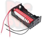 Plastic Battery Holder Storage Box Case For 2x 18650 Rechargeable Battery New