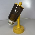 Vtg Londonware Dixie Cup Dispenser Mcm Yellow Modern Retro 1970   s Bathroom Euc 
