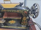Antique  1922  Singer 66  redeye  Sewing Machine With Case Working G9623174
